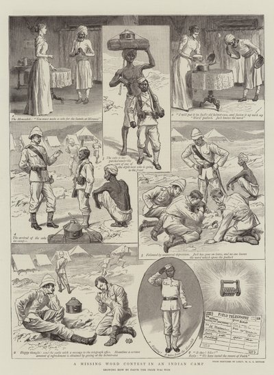 A Missing Word Contest in an Indian Camp by Robert Barnes